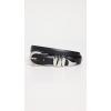 Madewell Women’s Chunky Metal Leather Belt(True Black)