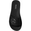Michael Kors Women’s MK Charm Slide(Black)