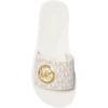 Michael Kors Women’s MK Charm Slide(Vanilla)