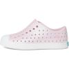 Native Shoes Unisex-Child Jefferson Bio-Bling (Little Big Kid) Sneaker(Barely Pink Bling/Shell White)