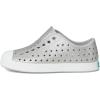 Native Shoes Unisex-Child Jefferson Bio-Bling (Little Big Kid) Sneaker(Platinum Bling/Shell White)