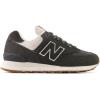 New Balance Women’s 574 V2 Essential Sneaker(Blacktop/Sea Salt/White)