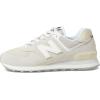 New Balance Women’s 574 V2 Essential Sneaker(White Grey)