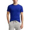 POLO RALPH LAUREN Men’s Slim Fit Cotton Crew Shirts(Royal Blue/White/Red)