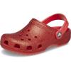 Crocs Kids’ Classic Glitter Clog(Flame)
