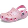 Crocs Kids’ Classic Glitter Clog(Flamingo)