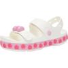 Crocs Kids’ Crocband Cruiser Sandals(White/Pink Tweed)