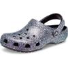 Crocs Unisex Adult Classic Glitter Clog(Black/Multi)