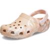 Crocs Unisex-Adult Men’s and Women’s Classic Marbled Tie Dye Clog(Chai/Pink Rose)