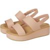 Crocs Women’s Brooklyn Low Wedge Sandals(Pink Caramel/Tan)