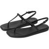 Crocs womens Miami Thong Sandal(Black)