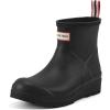 Hunter Women’s Play Short Rain Boot(Black)