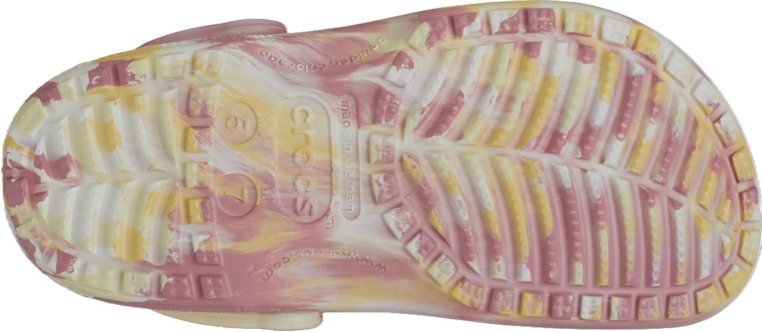 imageCrocs Unisex Adult Classic Marbled TieDye ClogsDaylilyMulti