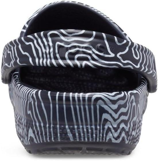 imageCrocs Unisex Adult Classic Marbled TieDye ClogsDeep NavyMulti