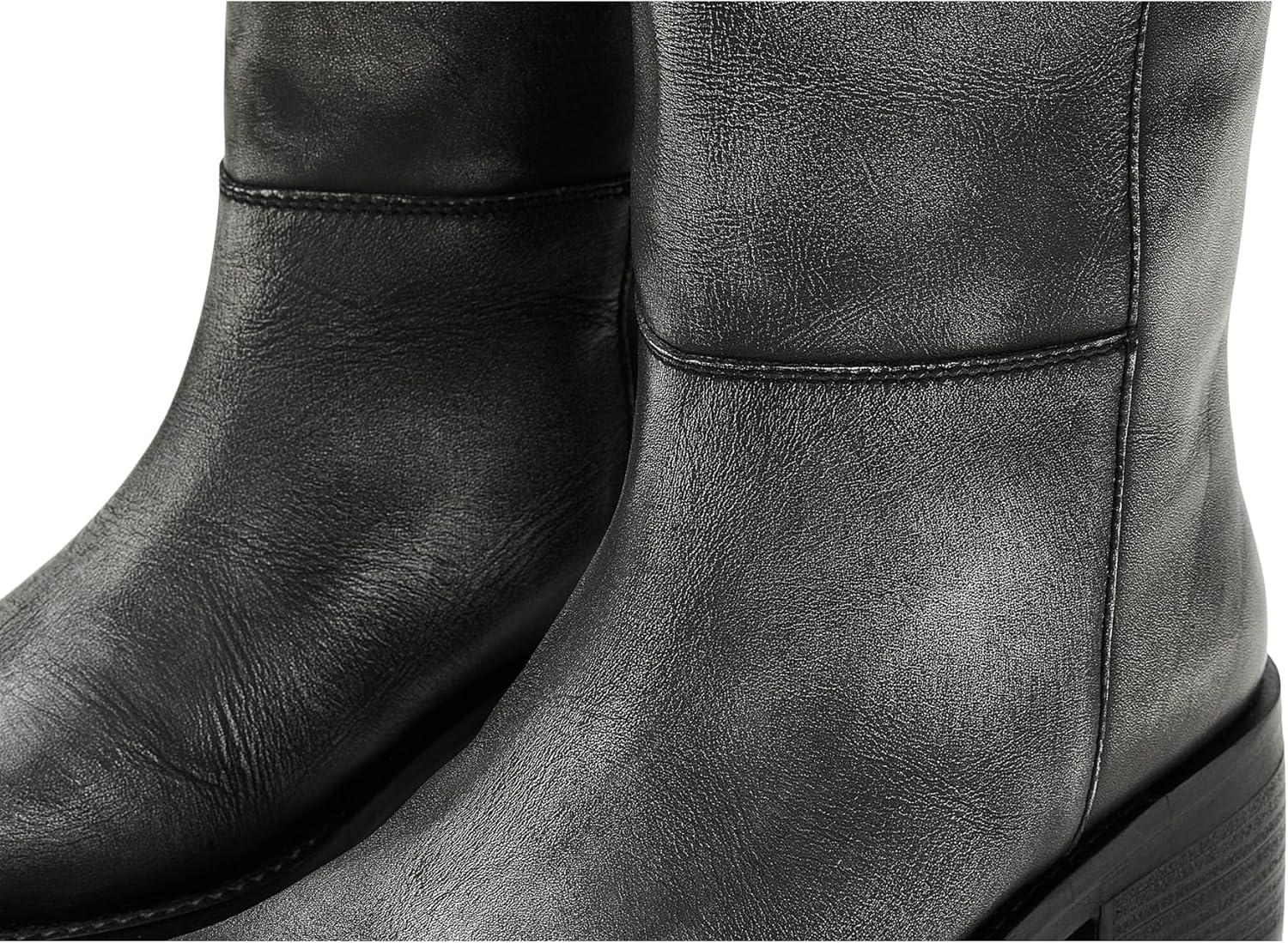 imageFree People Womens Dana Distressed Pullon Boots EquestrianBlack Distressed Leather