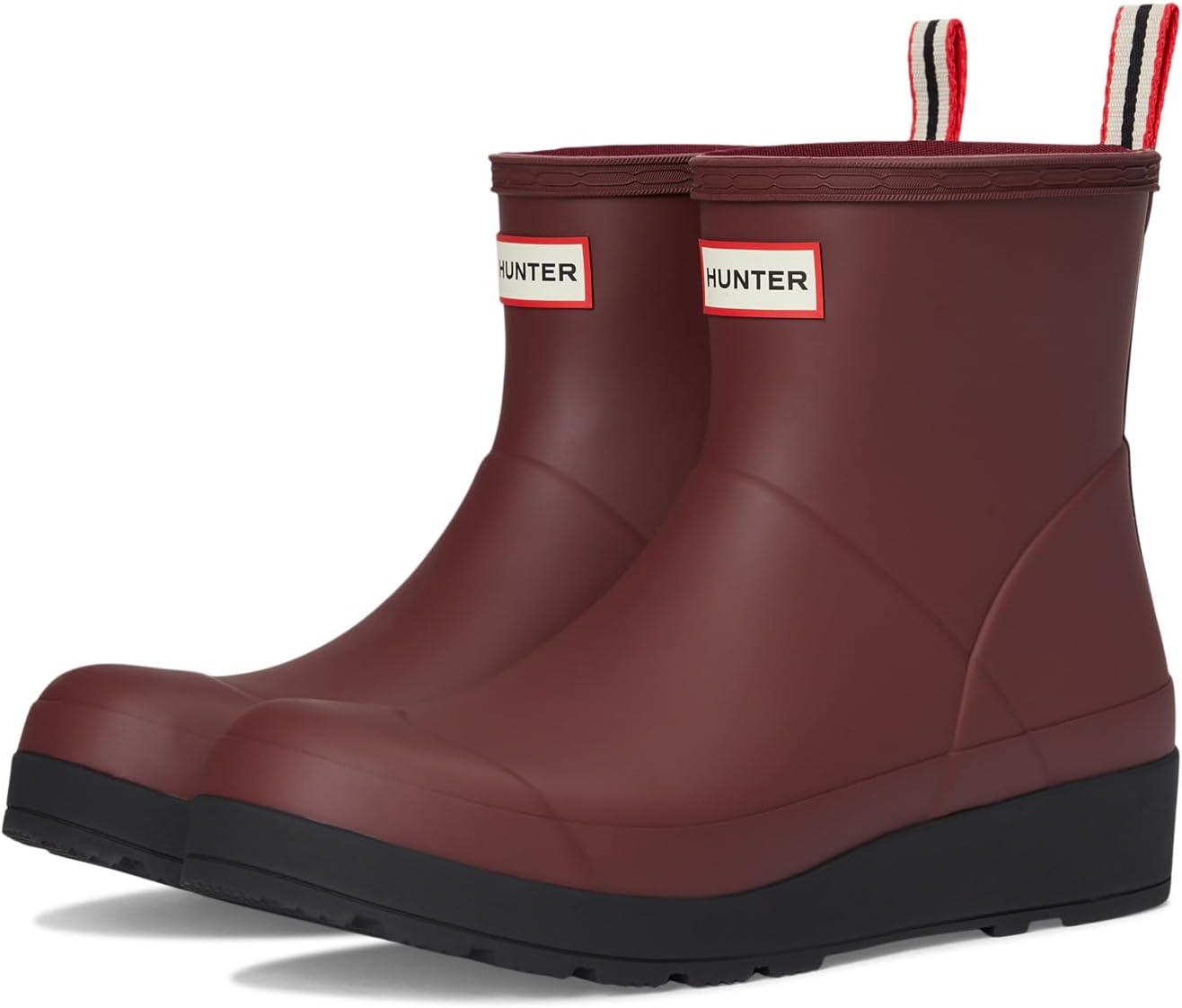 imageHunter Womens Play Short Boot RainDark Red