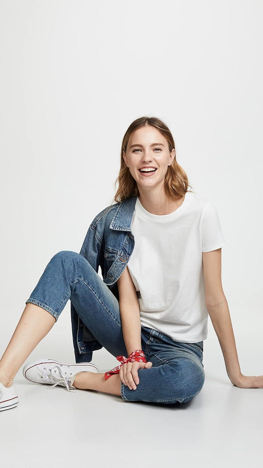 imageMadewell Womens Short Sleeve Harley TeeWhite Wash