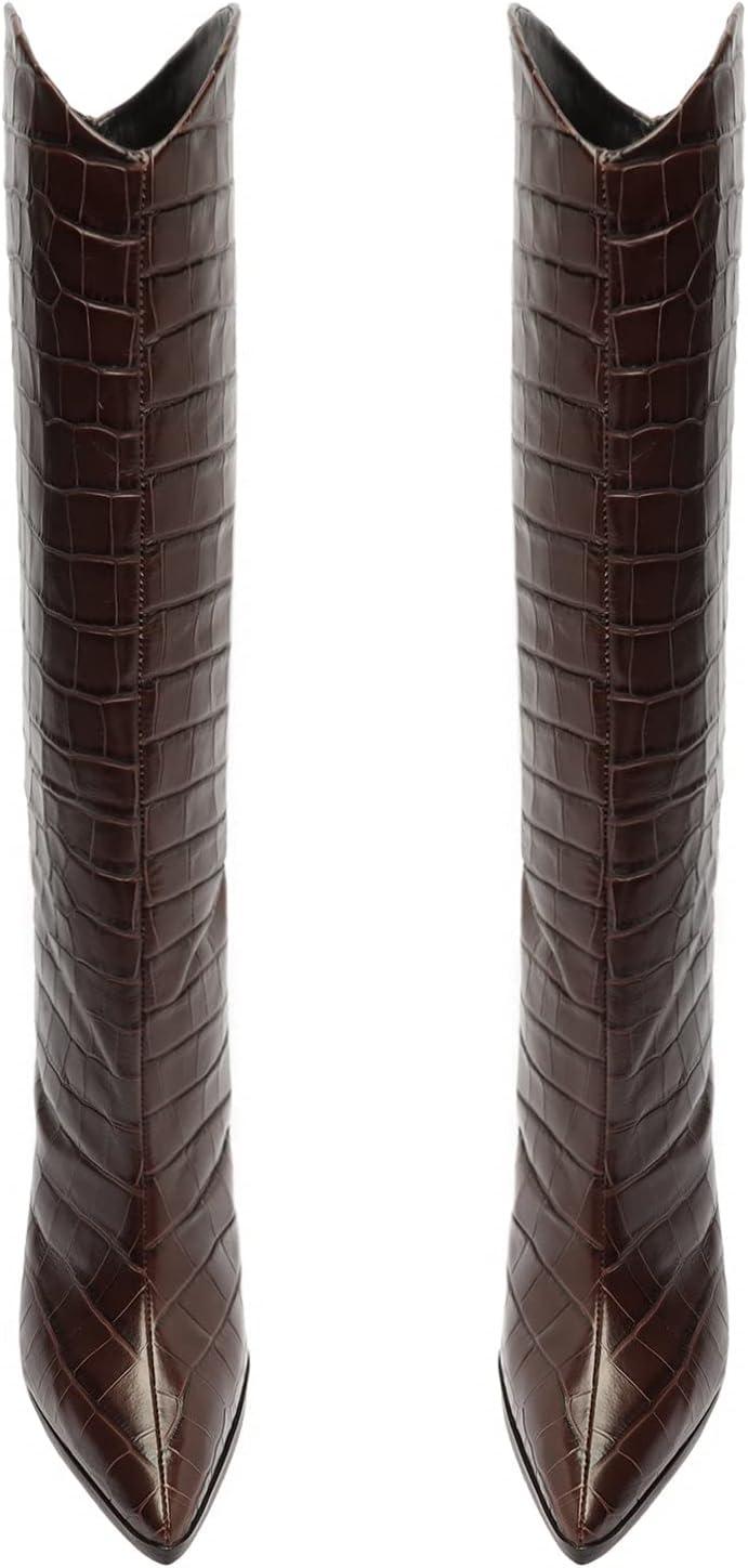 imageSCHUTZ Womens Maryana Block BootsDark Chocolate