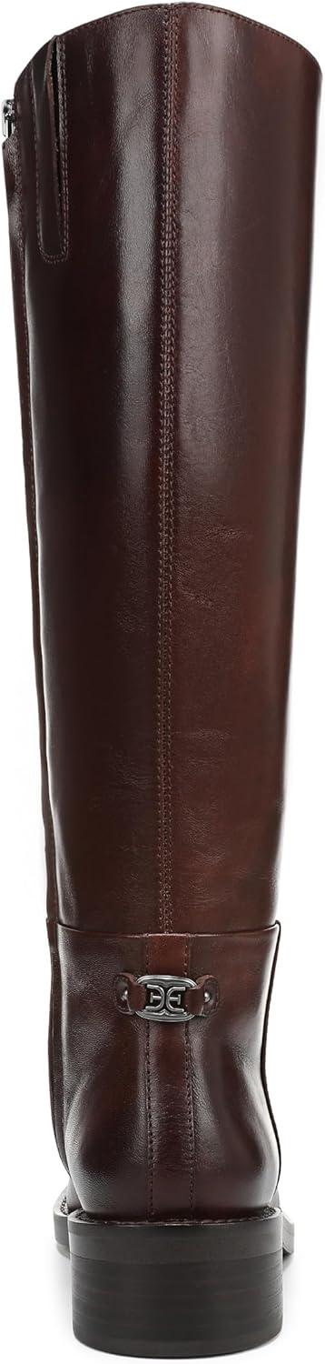 imageSam Edelman Womens Milla Equestrian BootDark Brown Wide Calf