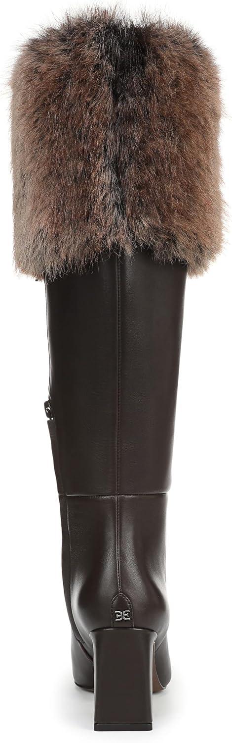 imageSam Edelman womens SylviaChocolate BrownBrown Multi Wide Calf