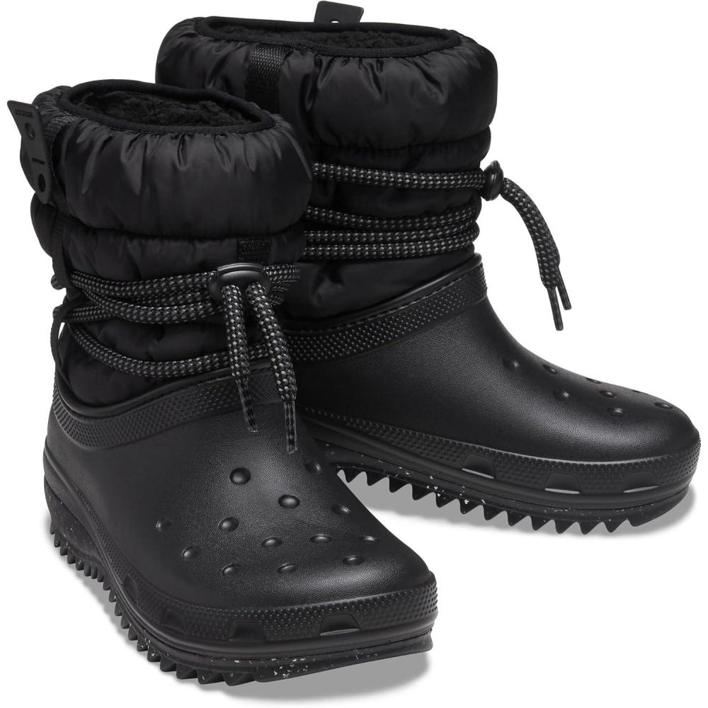 imageCrocs Womens Classic Neo Puff Luxe Boot SnowBlack