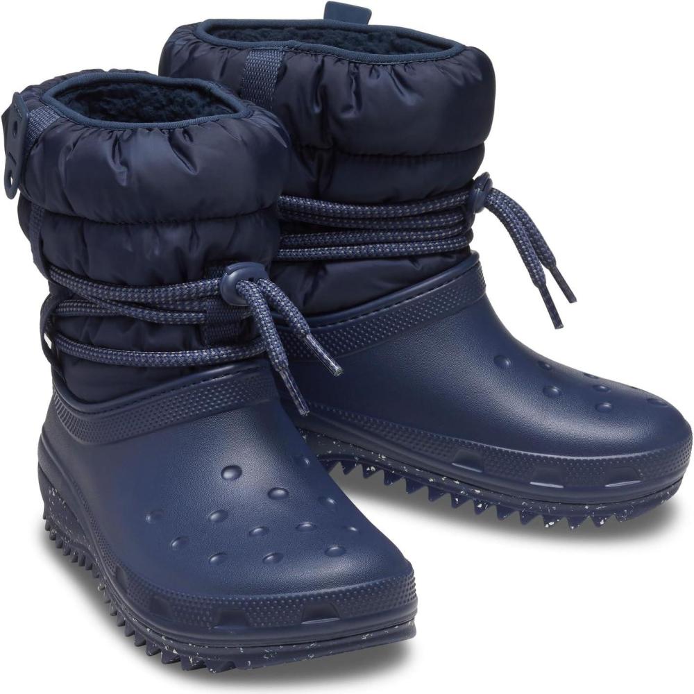 imageCrocs Womens Classic Neo Puff Luxe Boot SnowNavy