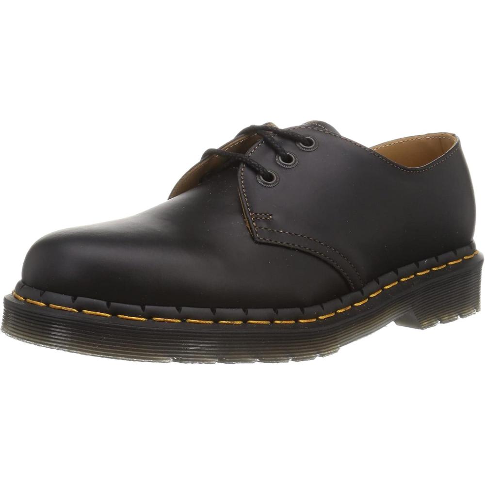 imageDr Martens Jadon 8Eye Leather Platform Boot for Men and WomenBlack  Brown Abruzzo