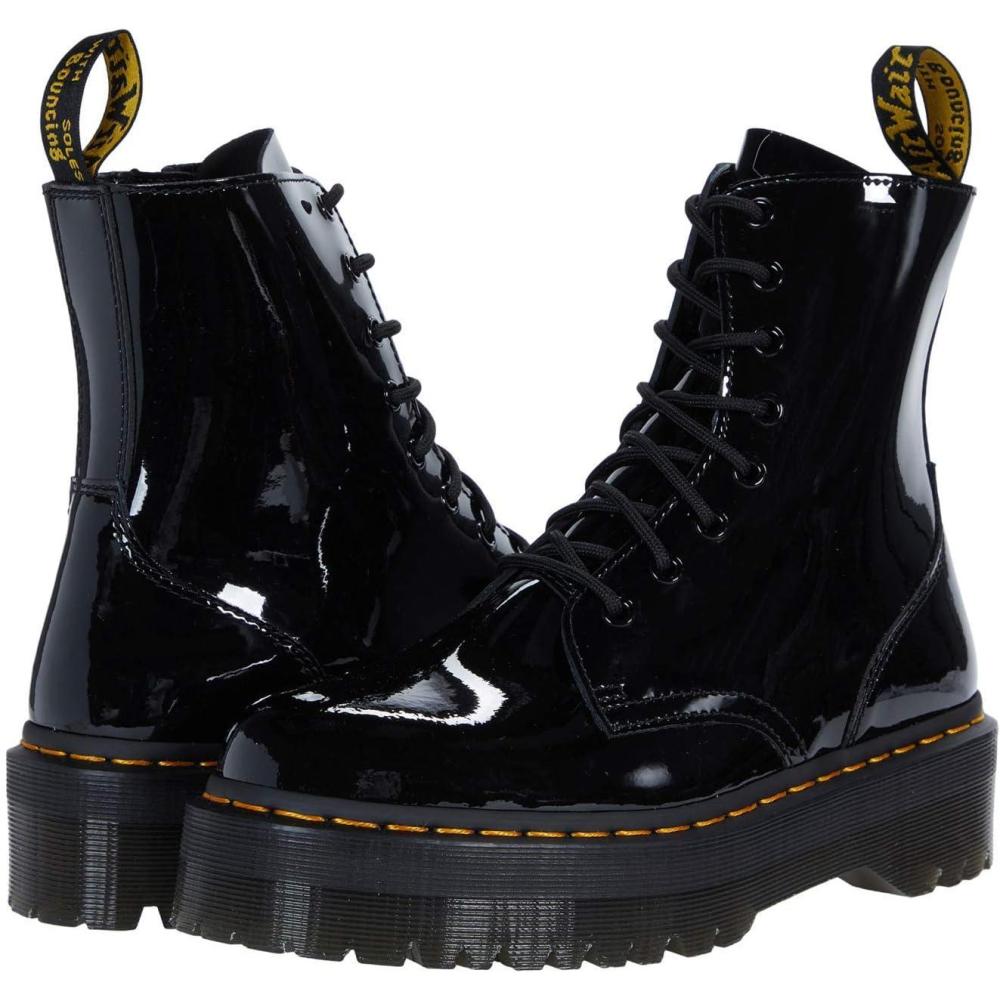 imageDr Martens Jadon 8Eye Leather Platform Boot for Men and WomenBlack