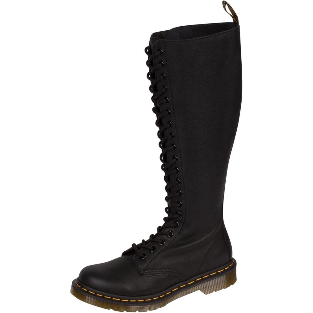 imageDr Martens Womens 1b60 20Eye Zip Boot Knee HighBlack Virginia