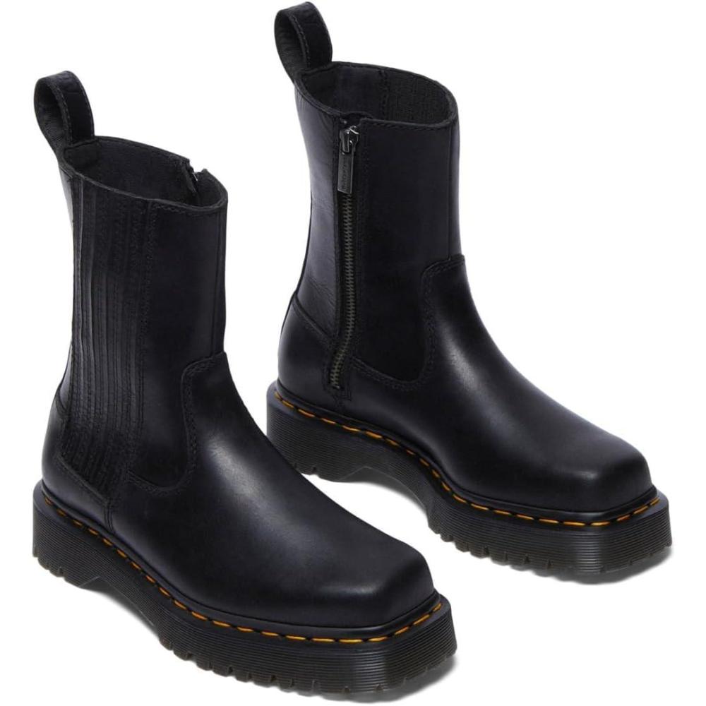 imageDr Martens Womens Amaayah Lo Leather Bex Pullon Boots FashionBlack