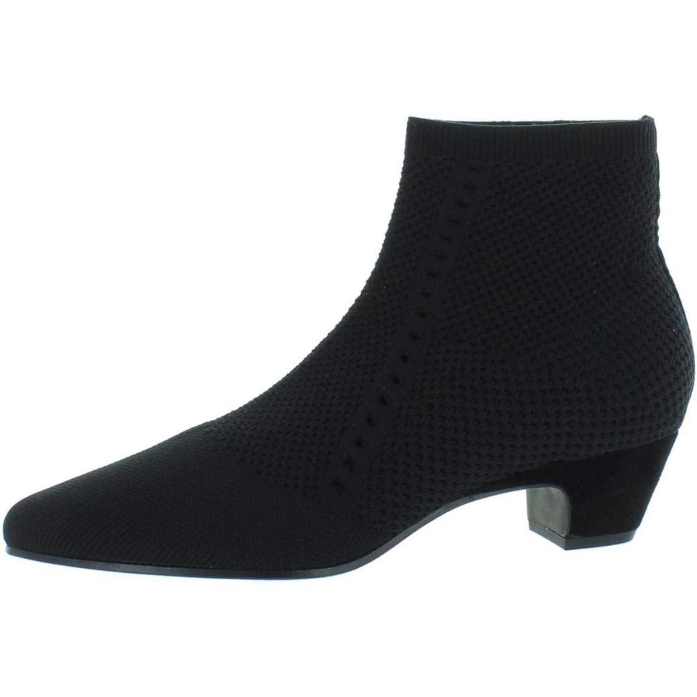 imageEileen Fisher Womens Purl Blue Minimalist Ankle BootsBlack Stretch