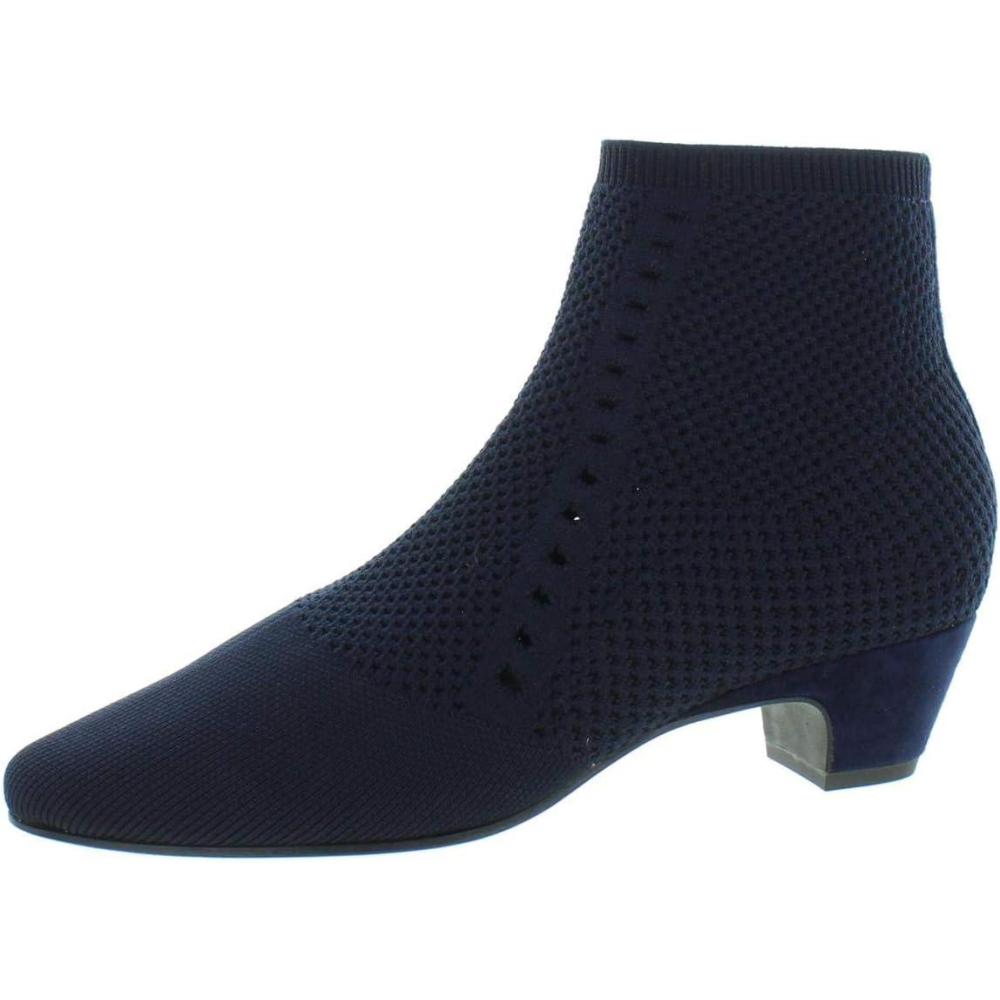imageEileen Fisher Womens Purl Blue Minimalist Ankle BootsMidnight Stretch