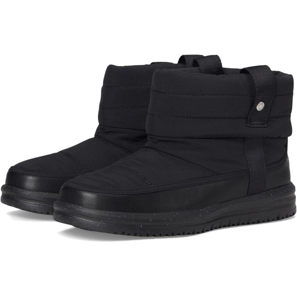 imageHEYDUDE Womens Camden Cuff Nylon QuiltBlackBlack