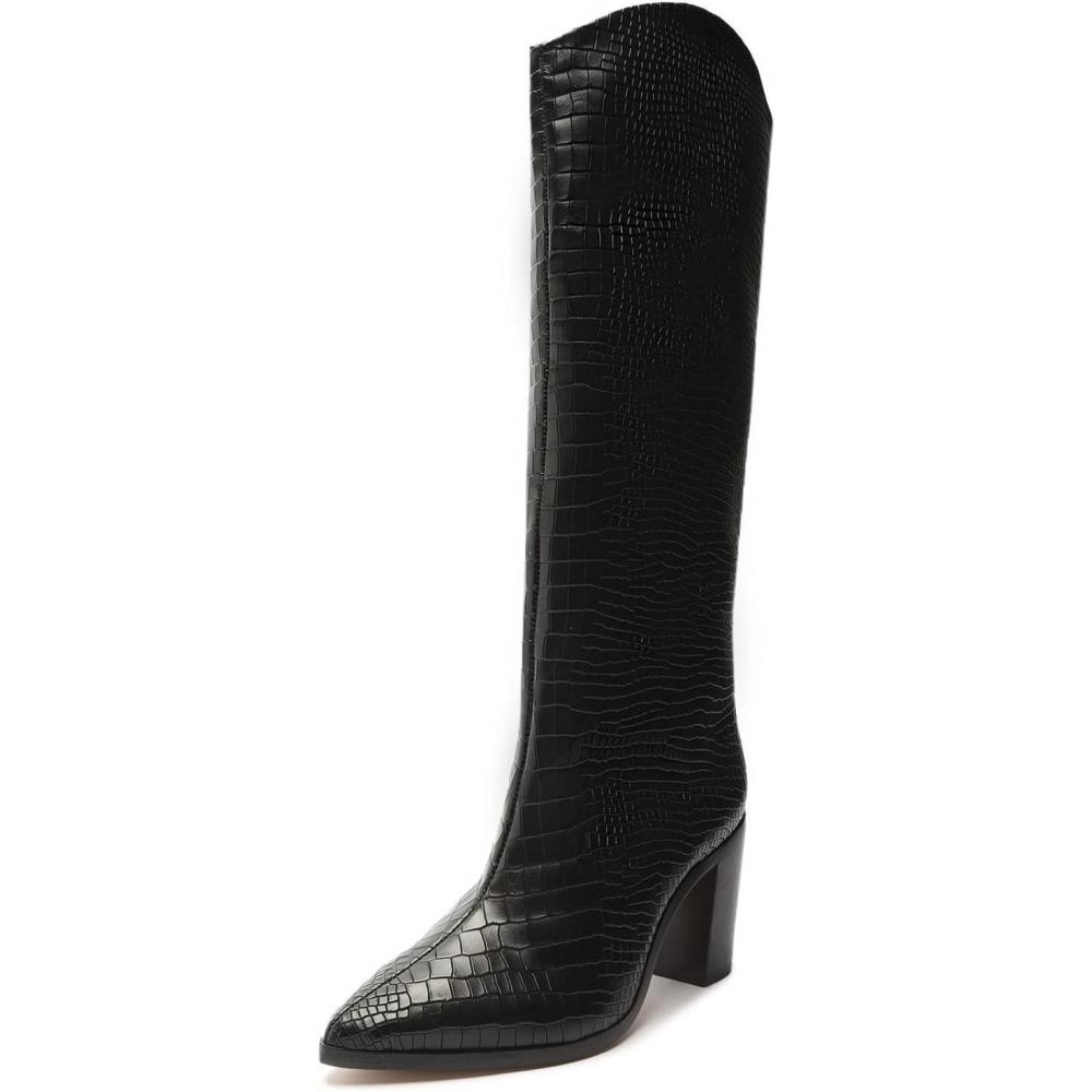imageSCHUTZ Womens Maryana Block BootsBlack