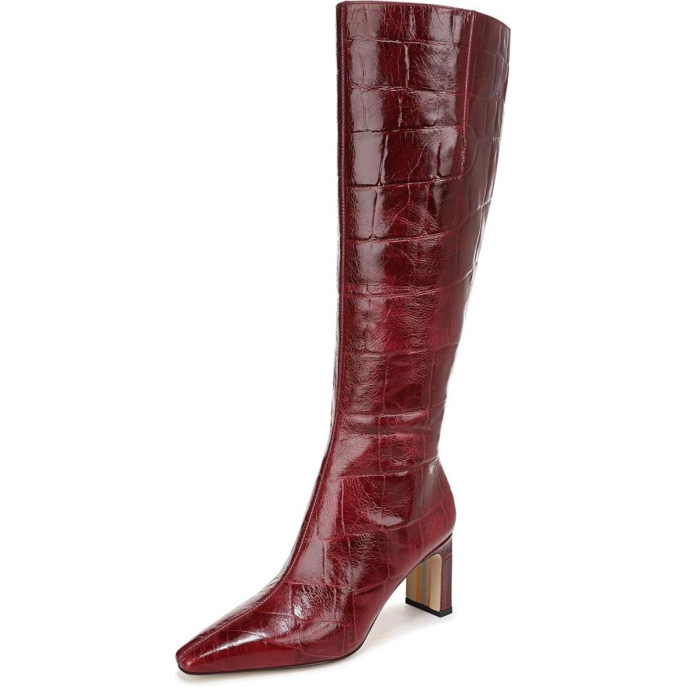 imageSam Edelman womens SylviaFrench Merlot Wide Calf