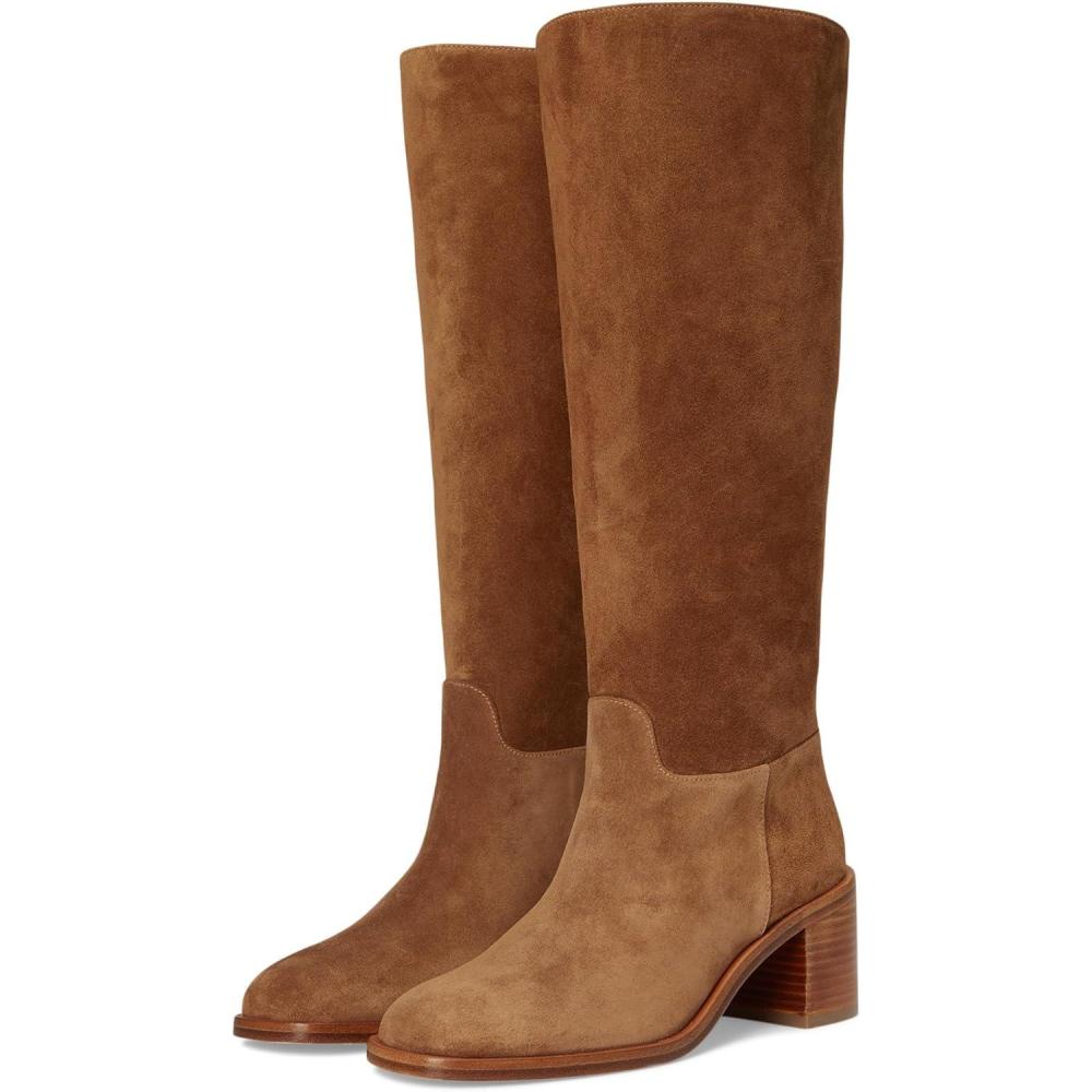 imageStuart Weitzman Womens Finn Knee High BootDoeLuxe Saddle