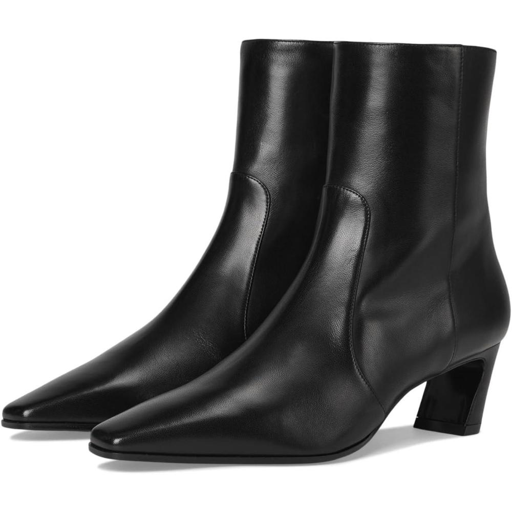 imageStuart Weitzman Womens Stassi Zip Bootie 50 Ankle BootBlack 1