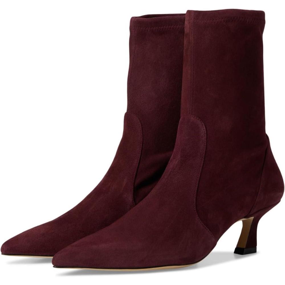 imageStuart Weitzman Womens Vinnie Bootie 50 Ankle BootBoysenberry