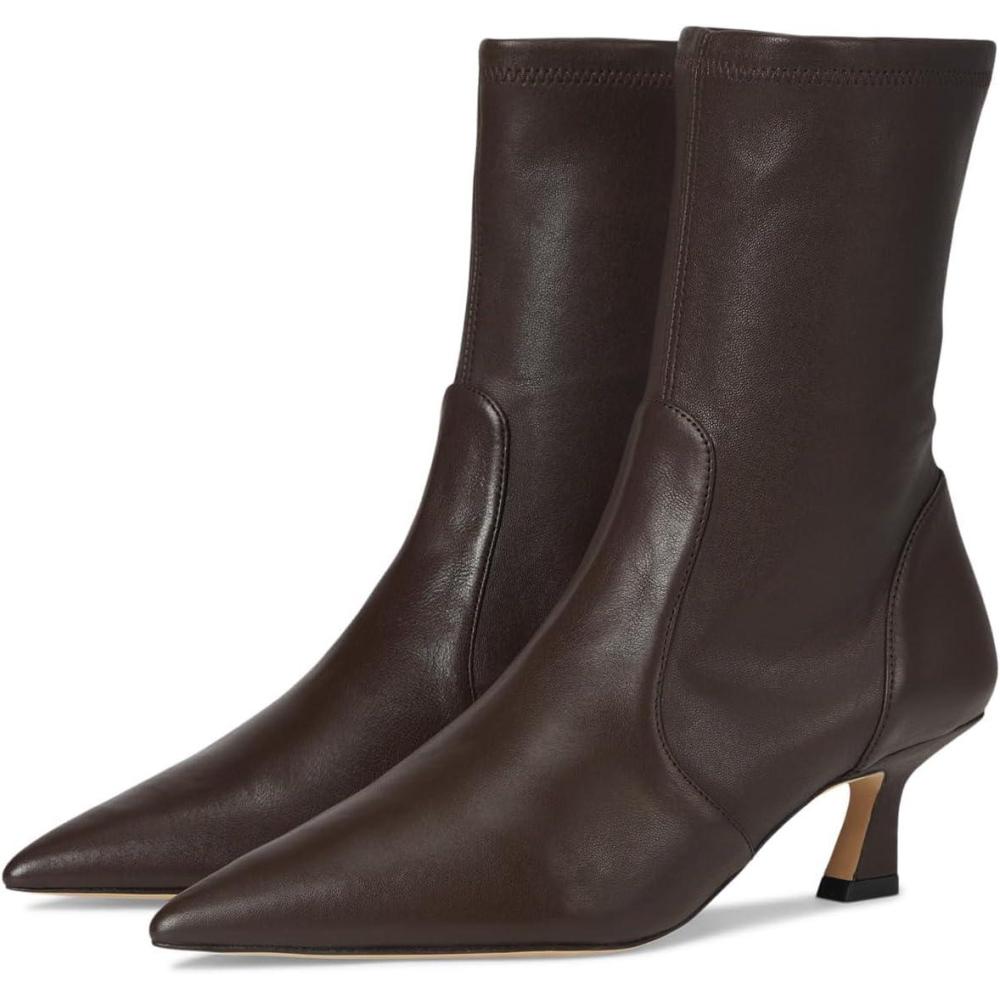 imageStuart Weitzman Womens Vinnie Bootie 50 Ankle BootWalnut