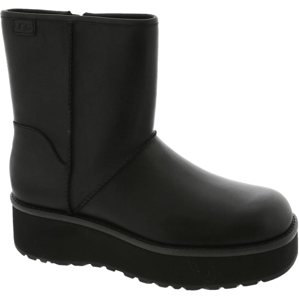 imageUGG Womens Cityfunc Mid Fashion BootBlack Leather