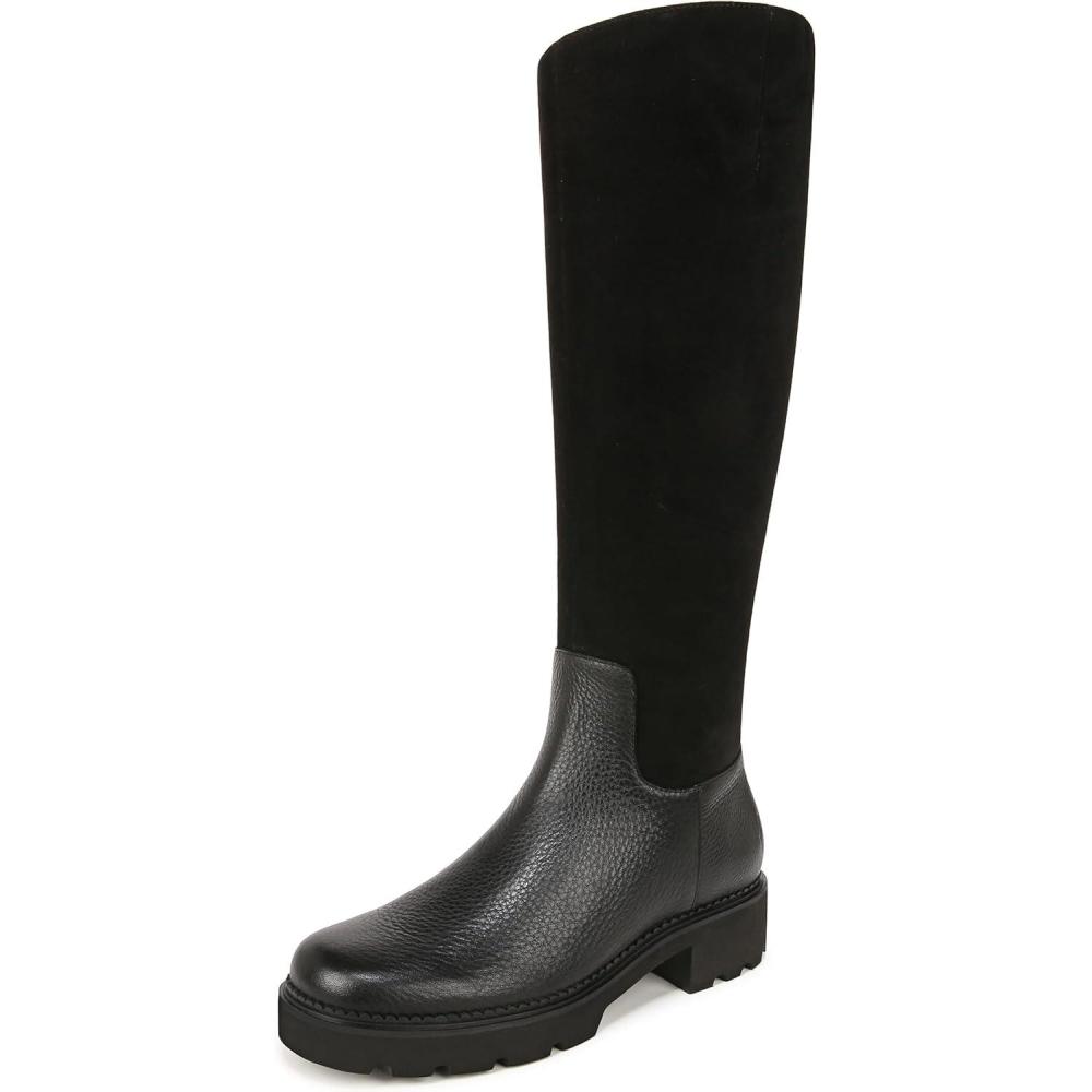 imageVionic Womens Fallbrook High Shaft Boots KneeBlack Wide Calf Leather