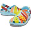 Crocs Unisex Adult Classic Marbled Tie-Dye Clogs(Arctic/Multi)