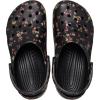 Crocs Unisex Adult Classic Marbled Tie-Dye Clogs(Black Ditsy)