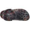 Crocs Unisex Adult Classic Marbled Tie-Dye Clogs(Black Sand/Multi)
