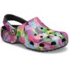 Crocs Unisex Adult Classic Marbled Tie-Dye Clogs(Black/Bubble Block)
