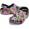 Crocs Unisex Adult Classic Marbled Tie-Dye Clogs(Black/Bubble Block)