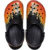 Crocs Unisex Adult Classic Marbled Tie-Dye Clogs(Black/Multi)