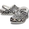 Crocs Unisex Adult Classic Marbled Tie-Dye Clogs(Checkered)