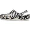 Crocs Unisex Adult Classic Marbled Tie-Dye Clogs(Checkered)