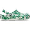 Crocs Unisex Adult Classic Marbled Tie-Dye Clogs(Green Ivory)